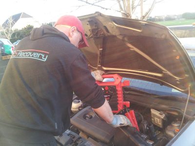 flat Car battery recovery, replacement, rescue service in dublin