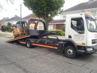 Heavy Tow, Construction machine transport on towing truck